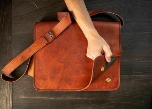 Tasche leder messenger herren - leder,