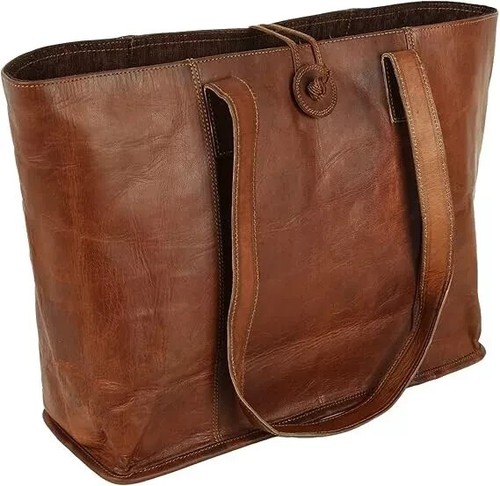 Echtes braunes leder - braunes,