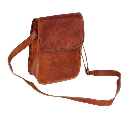Vintage echtleder braun - echtleder,