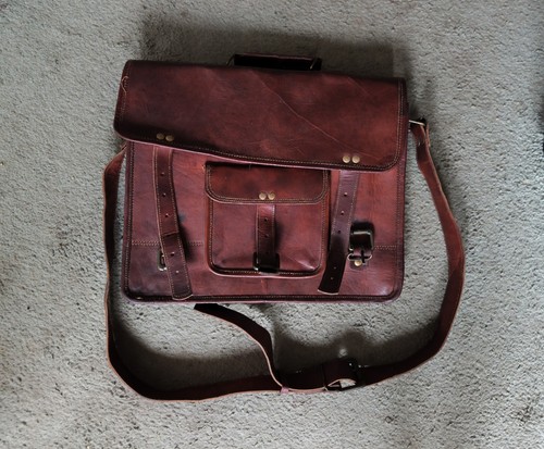 Ziegenleder messenger vintage - messenger,