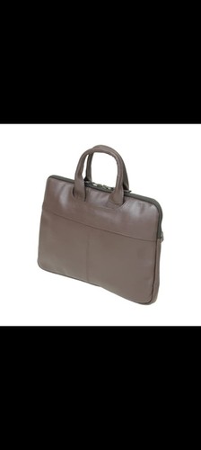 Leder aktentasche braun - leder,