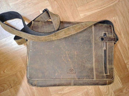 Leder umhängetasche - leder,