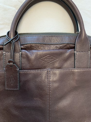 Fossil aktentasche asher - fossil, leder