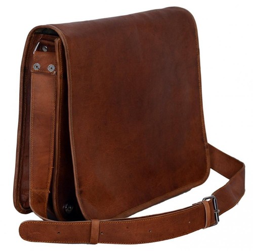 Tasche leder laptop messenger - leder,