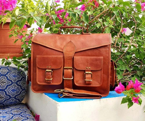 Herren leder vintage braun - """herren,