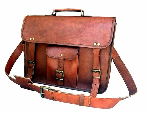 Ledertasche herren echt - 15",