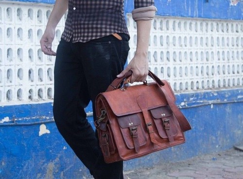 Tasche leder ziege laptop - tasche,