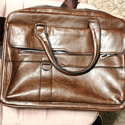 Braune leder - braune,