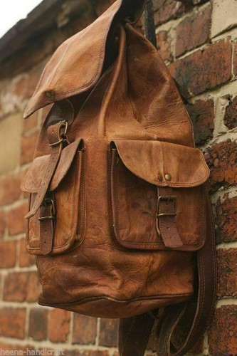 Leder rucksack tasche - leder, laptop