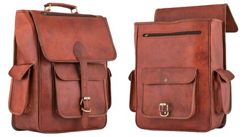 Leder rucksack schultertasche - leder,