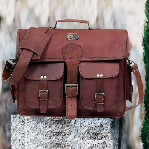 Tasche laptop leder echt - tasche,