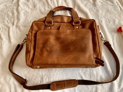 Ledertasche braun für laptop - ledertasche,