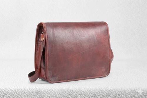 Auffällige leder laptoptasche - auffällige,