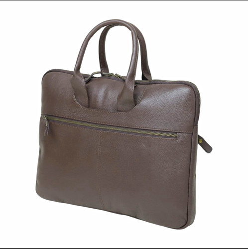 Leder aktentasche braun - leder,