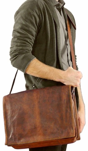 Ziegenleder laptoptasche - ziegenleder,