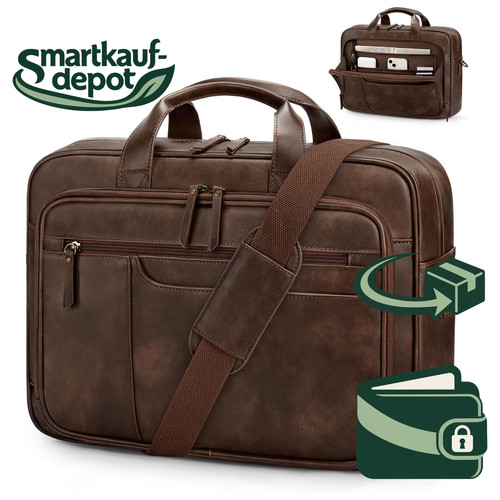 Aktentasche herren vintage - vintage, pu