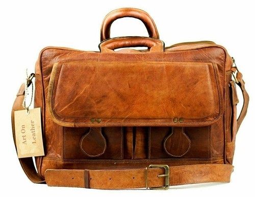Tasche leder laptop - leder, echt