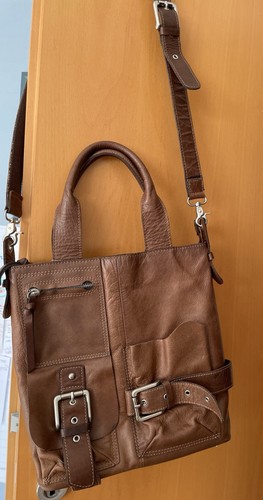 Shalimar echtleder handtasche - shalimar, echtleder-handtasche