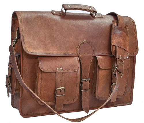 Leder laptoptasche aktentasche - laptoptasche,