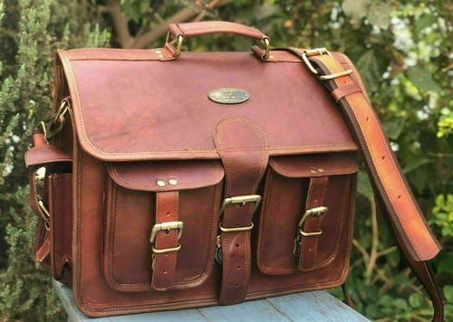 Leder laptoptasche - leder,