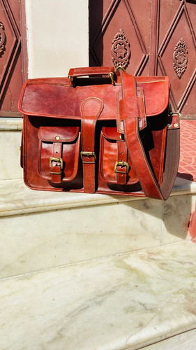 Ledertasche messenger zoll - ledertasche,