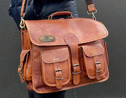 Tasche laptop leder vintage - tasche,